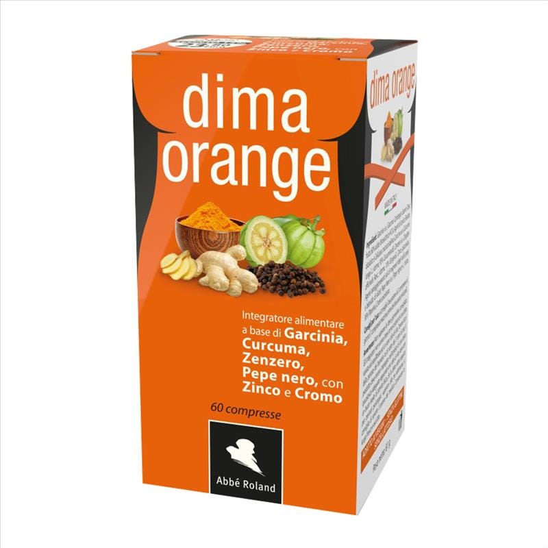 Abbè Roland Dima Orange - Integratore Dima Orange per la perdita di peso, 60 compresse