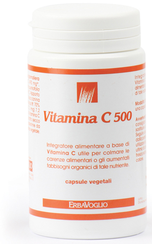 Vitamina c500 100 capsule pilloliera 67 g — confronto prezzi
