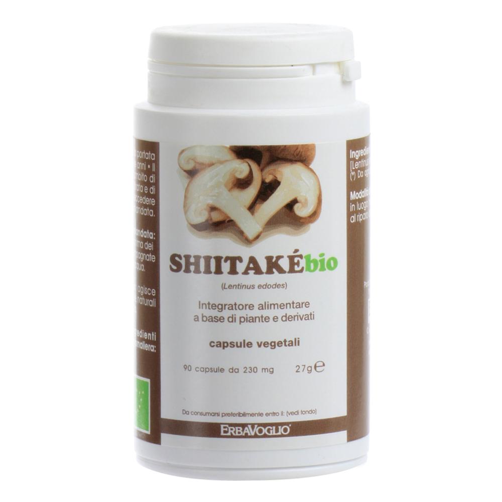 Erbavoglio Shiitake Bio Integratore Alimentare 90 Capsule