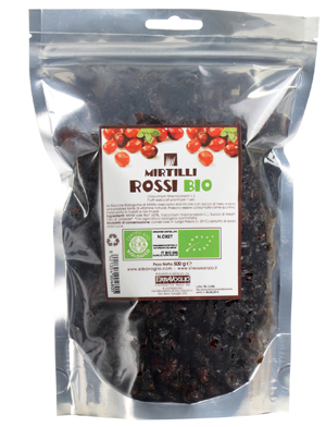 Mirtilli rossi biologici 500 g — confronto prezzi