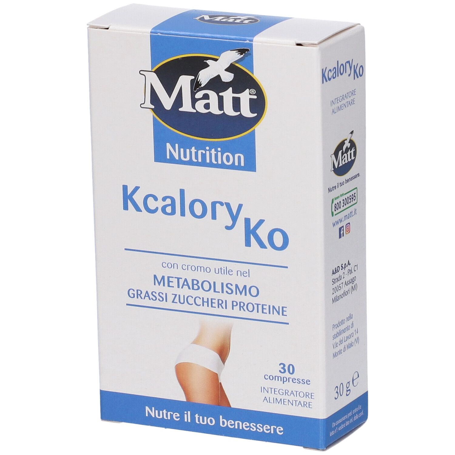 Matt® KCalory Ko 30 g Compresse