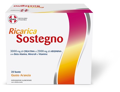 MATT Ricarica Sostegno Gusto Arancia 160 g Polvere per soluzione orale
