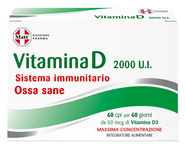 Matt® Divisione Pharma Vitamina D 6 g Compresse