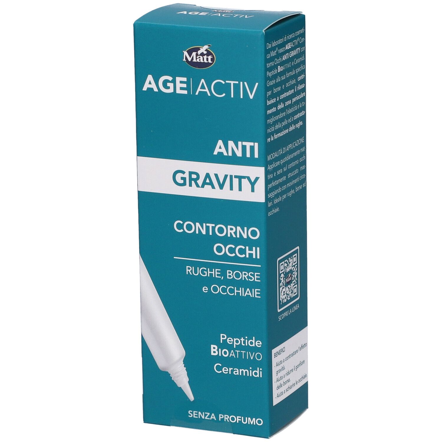Matt Anti Gravity Contorno Occhi Rughe Borse Occhiaie 15 ml Crema contorno occhi