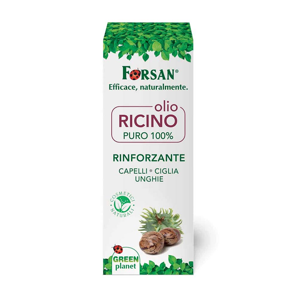 Forsan Olio di Ricino Rinforzante Capelli Ciglia e Unghie, 100ml
