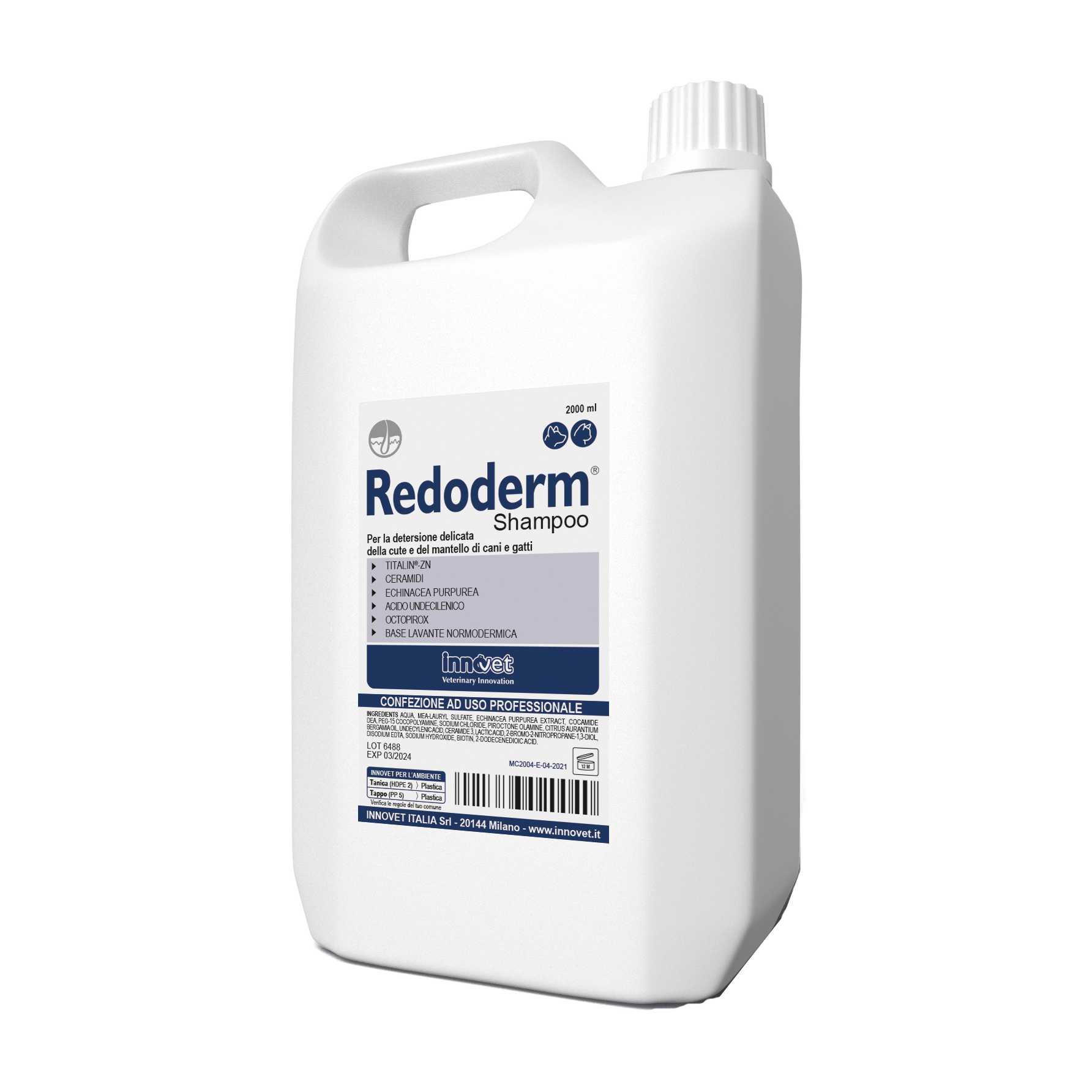 Redoderm shampoo cane gatto flacone 2 litri — confronto prezzi