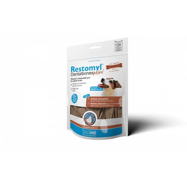 Restomyl Dentalbones Ossetti Masticabili Mini Busta Da 340 G