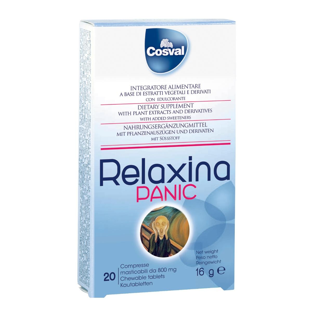 Relaxina panic 20 capsule — confronto prezzi