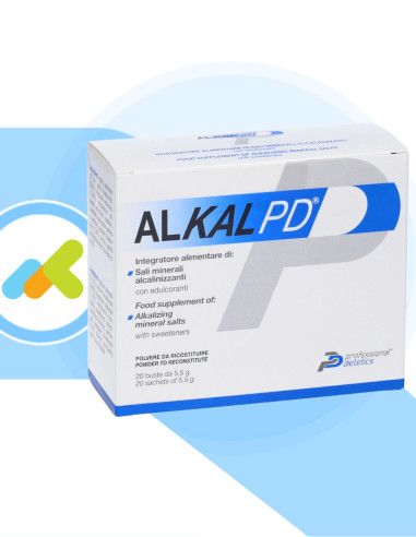 Professional Dietetics - Alkal Pd | Integratore Di Sali Minerali Alcalinizzanti | Supporto Ed Energia | 20 Bustine Cf