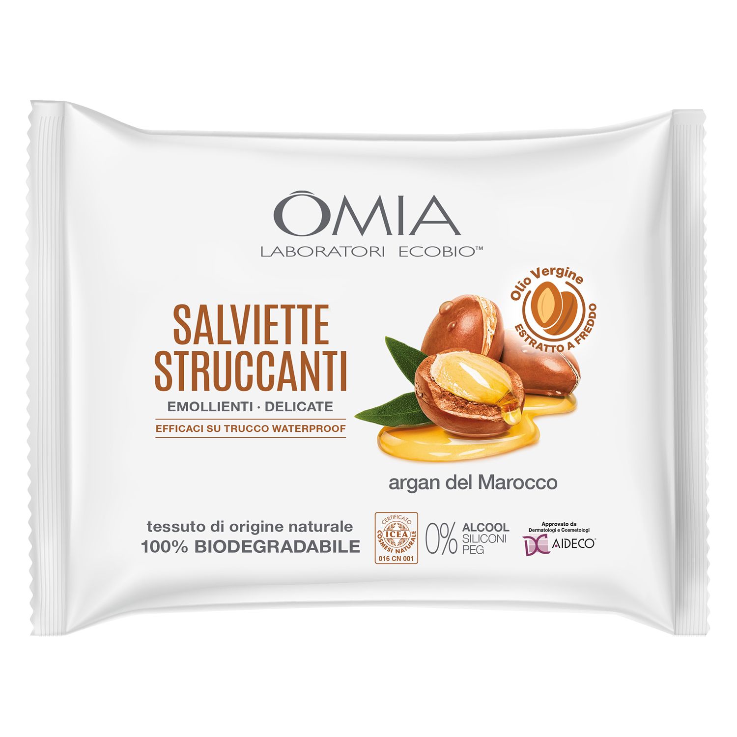 L.MANETTI-H.ROBERTS & C. Spa Omia salvietta struccante viso 20 pezzi