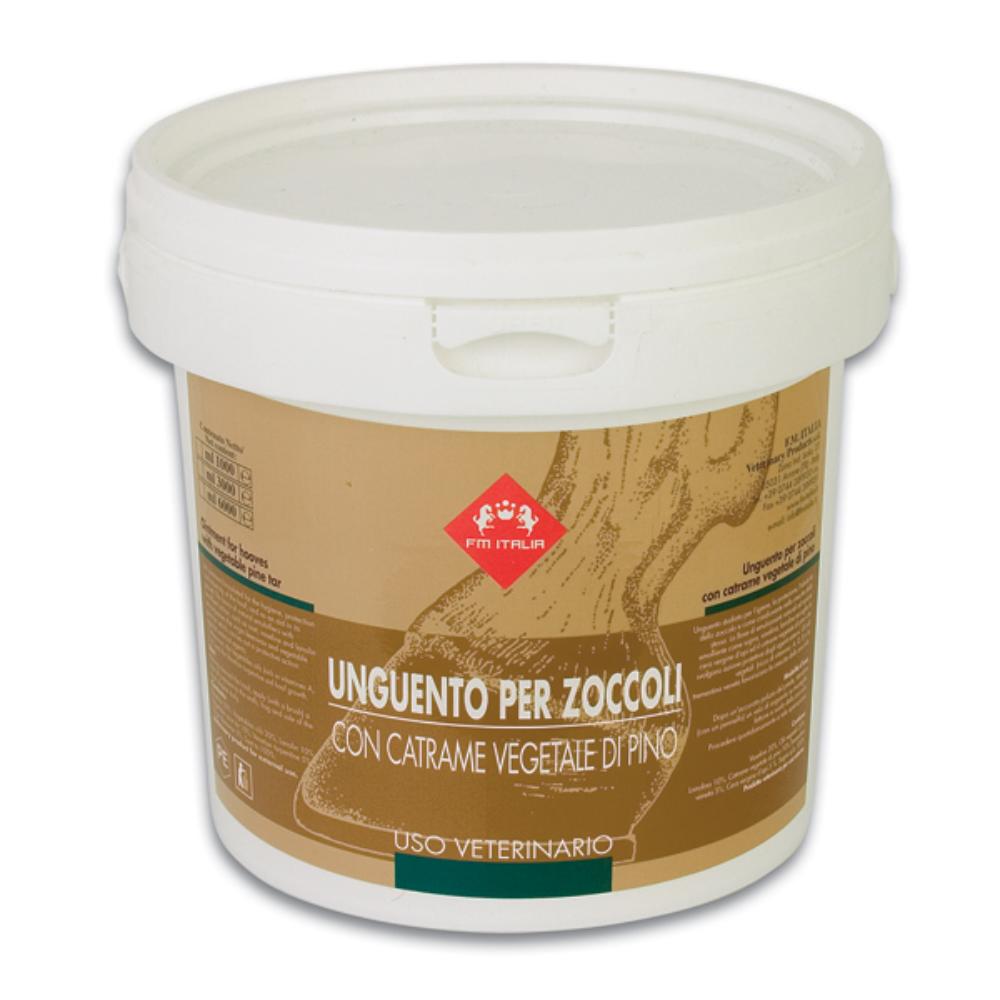 UNGUENTO ZOCCOLI EQUINI CATRAME VEGETALE PINO BARATTOLO 1000GR - FM ITALIA