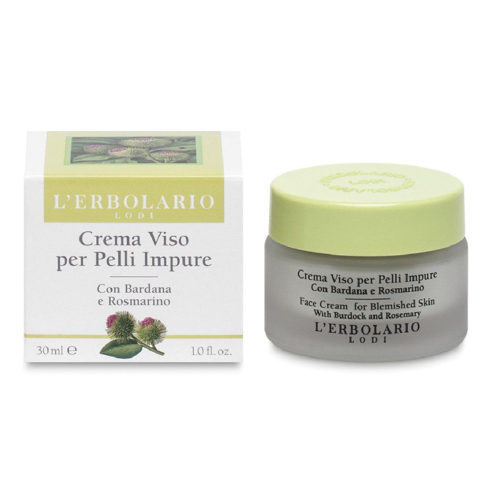 Crema Viso Pelli Impure Bardana E Rosmarino 30 Ml ml