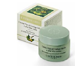 L'Erbolario Crema viso Ginkgo biloba e vite rossa - Crema anti-rossore per le pelli sensibili, 50 ml — confronto prezzi