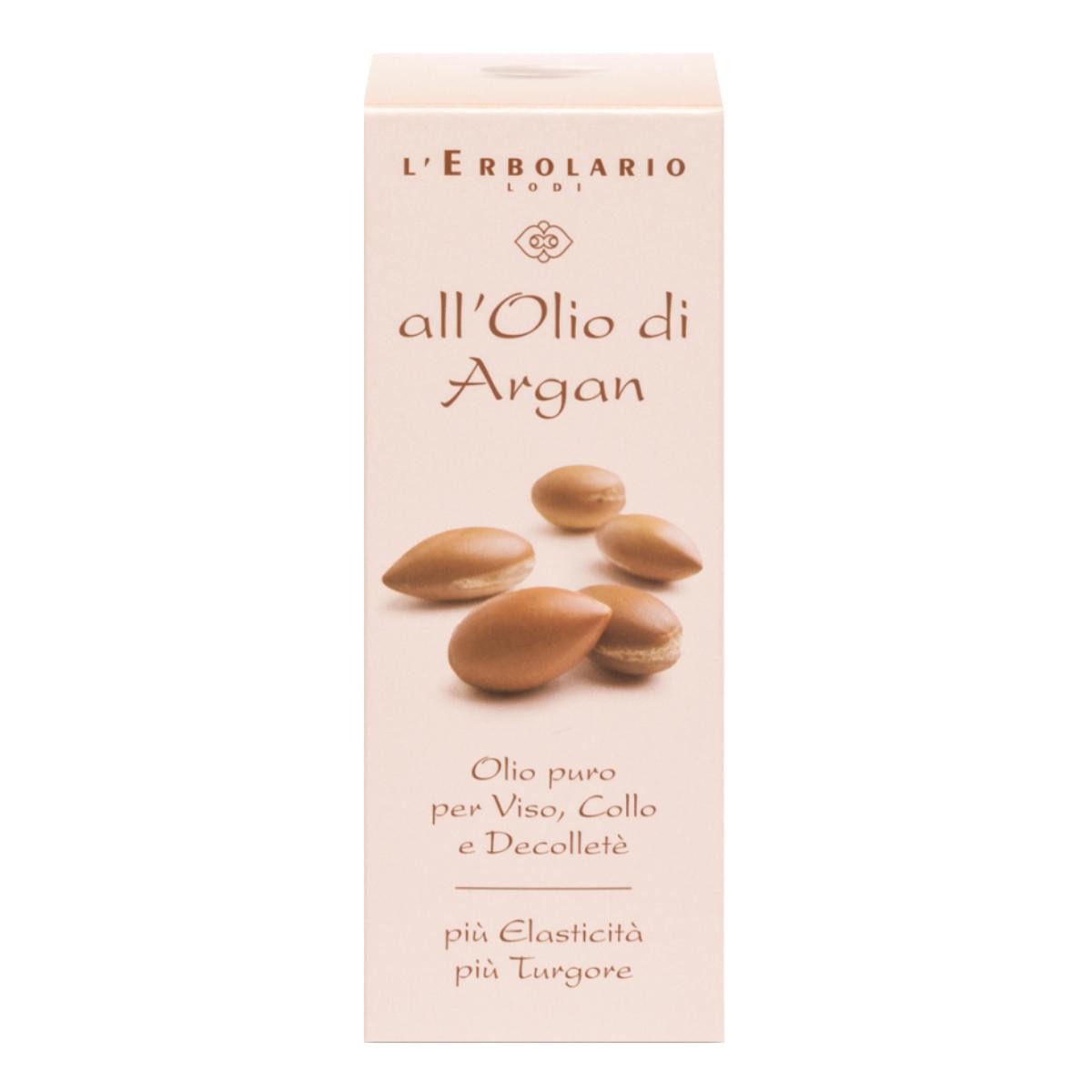 Olio argan olio viso collo decollete