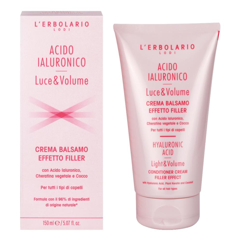 L'Erbolario Balsamo per capelli volumizzante all'ACIDO IALURONICO 50 ml Crema
