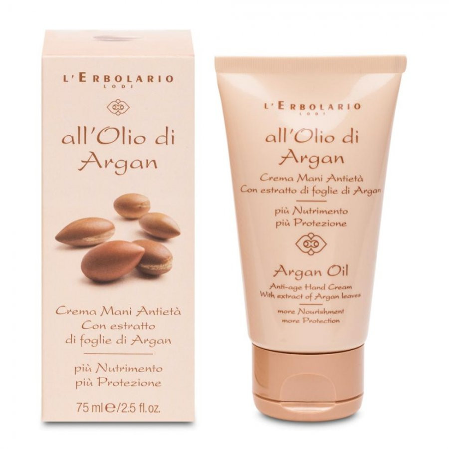 L'Erbolario All'Olio Di Argan Crema Mani Antieta' 75 ml
