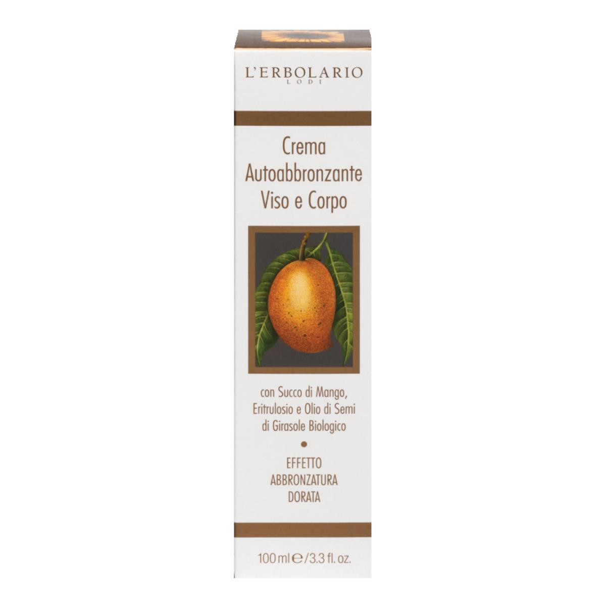 L`Erbolario Crema Autoabbronzante Viso e Corpo 100 ml per la pelle
