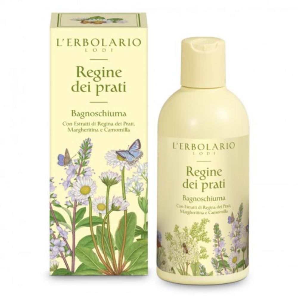 L'Erbolario - Regine Dei Prati Bagnoschiuma Profumato Fragranza Fiorita Confezione 250 Ml