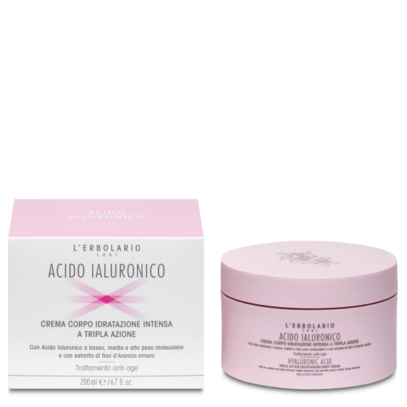 L`Erbolario Crema Corpo Acido Ialuronico 200 ml per la pelle