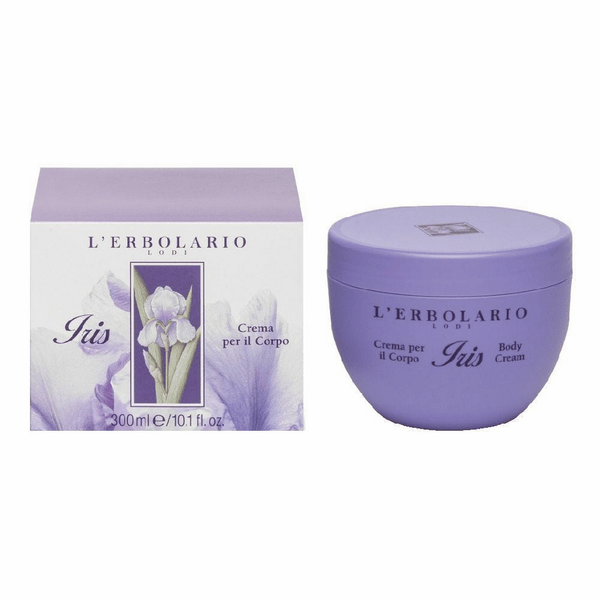L'Erbolario Iris - Crema corpo nutriente e profumata per la pelle secca, 300 ml