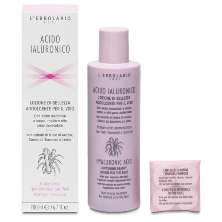 L'Erbolario Acido Ialuronico - Lozione per Pelli Normali e Secche, 200ml