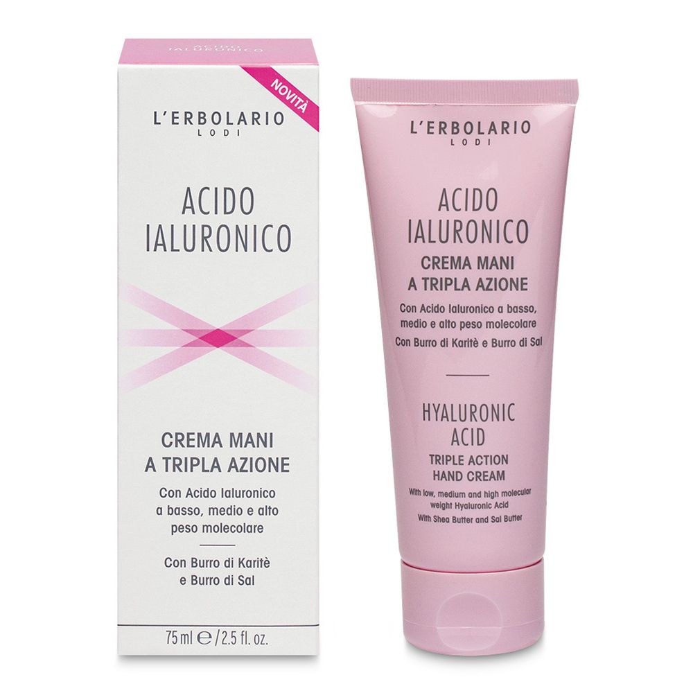 Lerbolario Acido Ialuronico Crema Mani A Tripla Azione 75ml