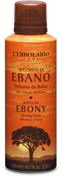 L'Erbolario Accordo di Ebano Schiuma da Barba, 200ml