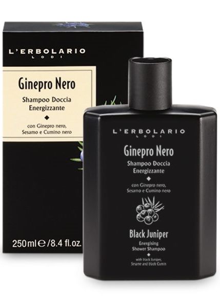 Ginepro Nero Shampoo Doccia Energizzante 250 ml Gel doccia