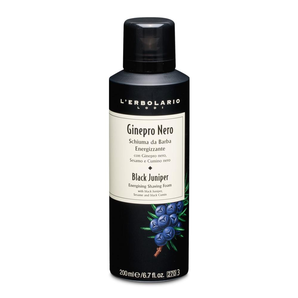 Ginepro nero schiuma da barba energizzante 200 ml