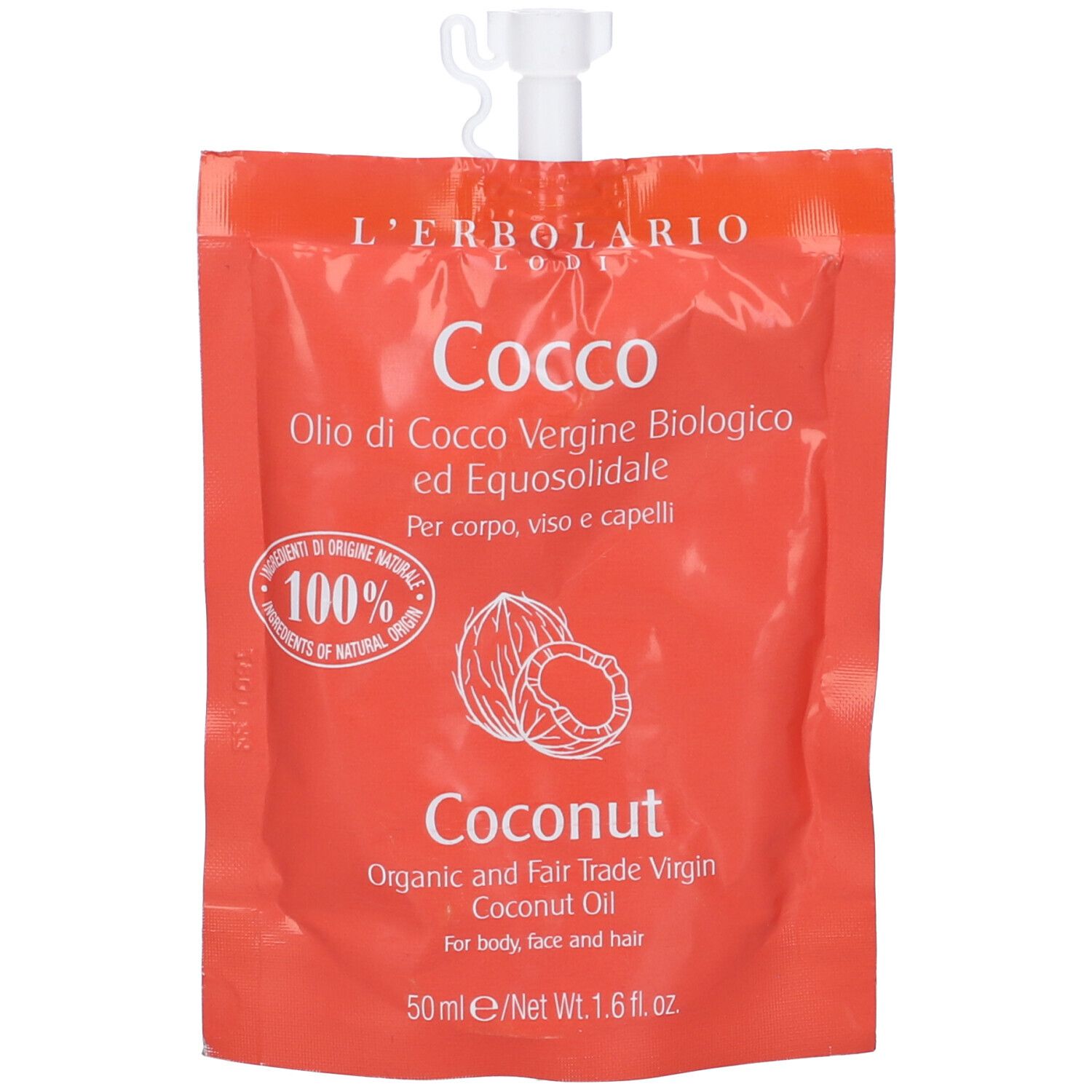 L`Erbolario Olio di Cocco Vergine Biologico ed Equosolidale 50 ml per la pelle — confronto prezzi
