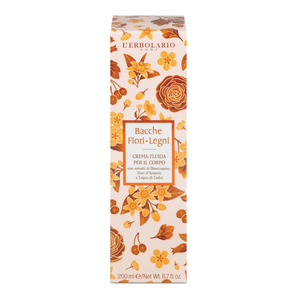 Bacche fiori legni crema fluida corpo 200 ml