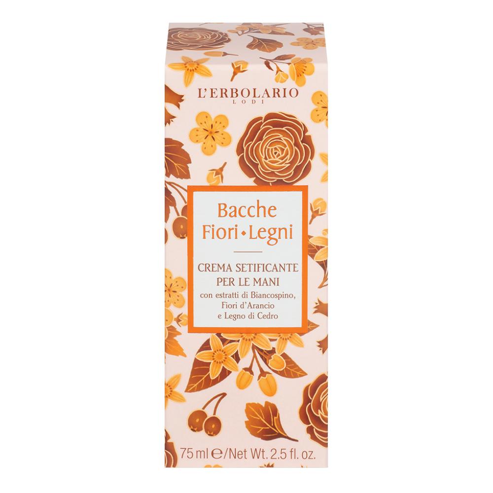 L'Erbolario Bacche Fiori Legni - Crema Setificante per le Mani, 75ml