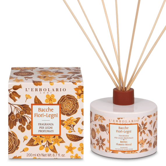 L'Erbolario Bacche Fiori Legni - Fragranza per Legni Profumati Profumatore Ambiente, 200ml — confronto prezzi