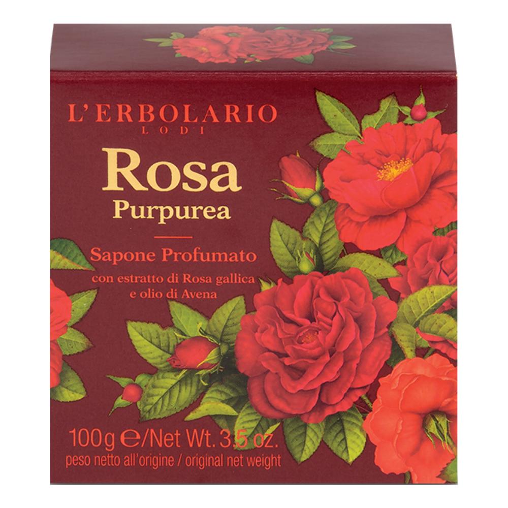 L`Erbolario Sapone Profumato Rosa Purpurea 100 g