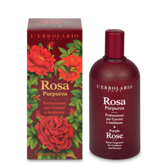 Rosa Purpurea Profumatore Ambiente e Cuscini 125 ml Fragranza Fiorita - L'ERBOLARIO