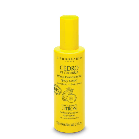 L'Erbolario Cedro Calabria Fresca Evanescenza Spray Corpo 100 ml - L'Erbolario