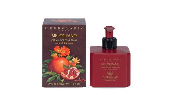 L'Erbolario Melograno Crema Corpo e Mani, 250ml