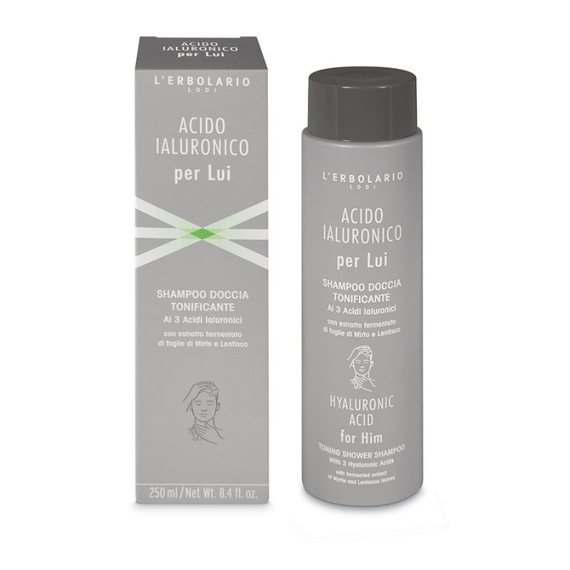 Acido ialuronico per lui shampoo doccia 250 ml