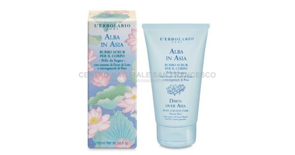 L'Erbolario Alba in Asia Burro Scrub per il Corpo, 150ml