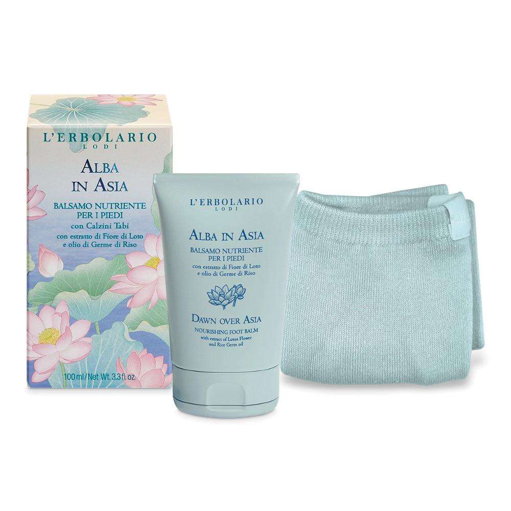 Alba in asia balsamo nutriente per i piedi con calzini tabi 100 ml