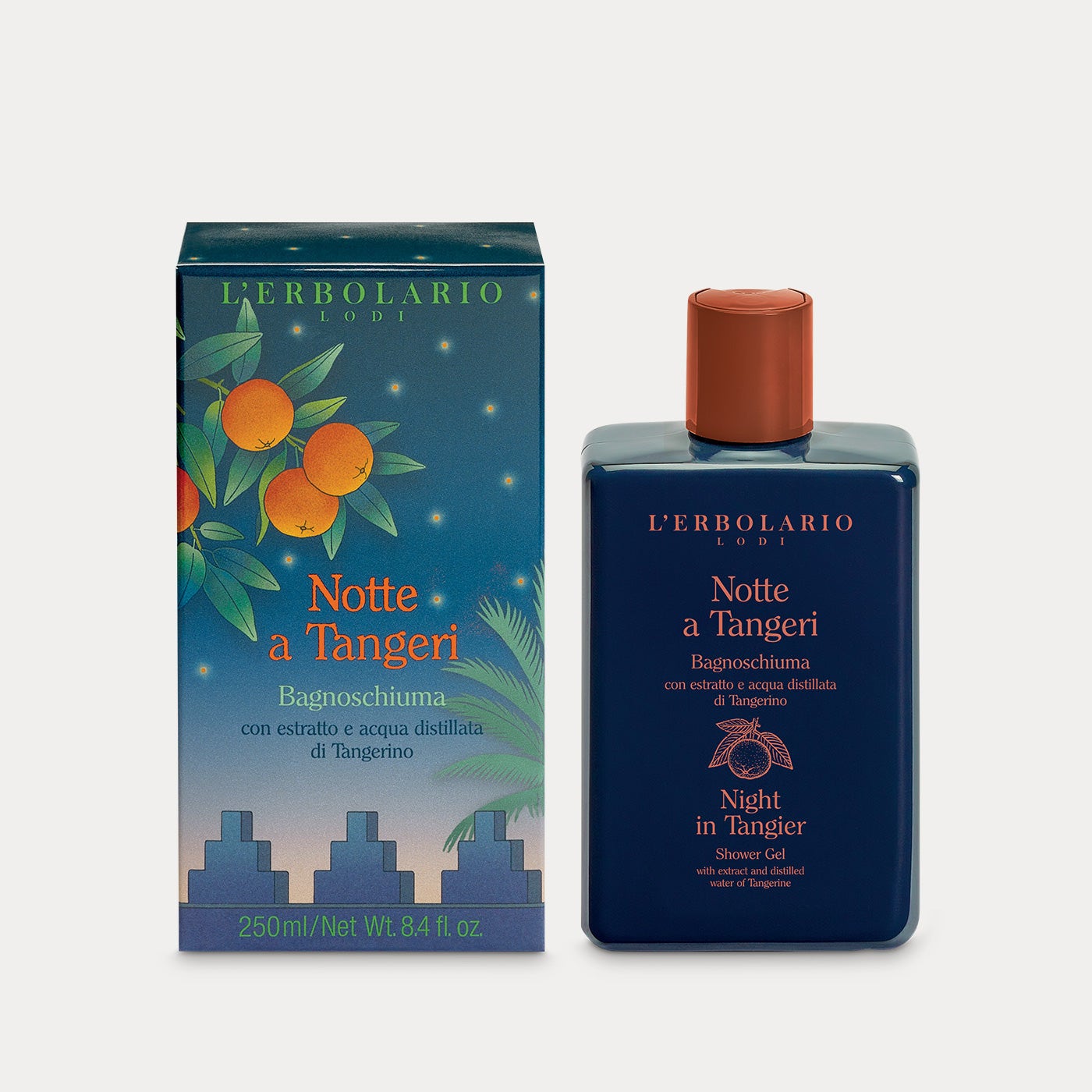 L'Erbolario Notte a Tangeri - Bagnoschiuma detergente ed emolliente per il corpo, 250 ml — confronto prezzi