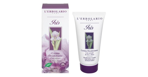 L'Erbolario Iris - Crema Deodorante, 50ml