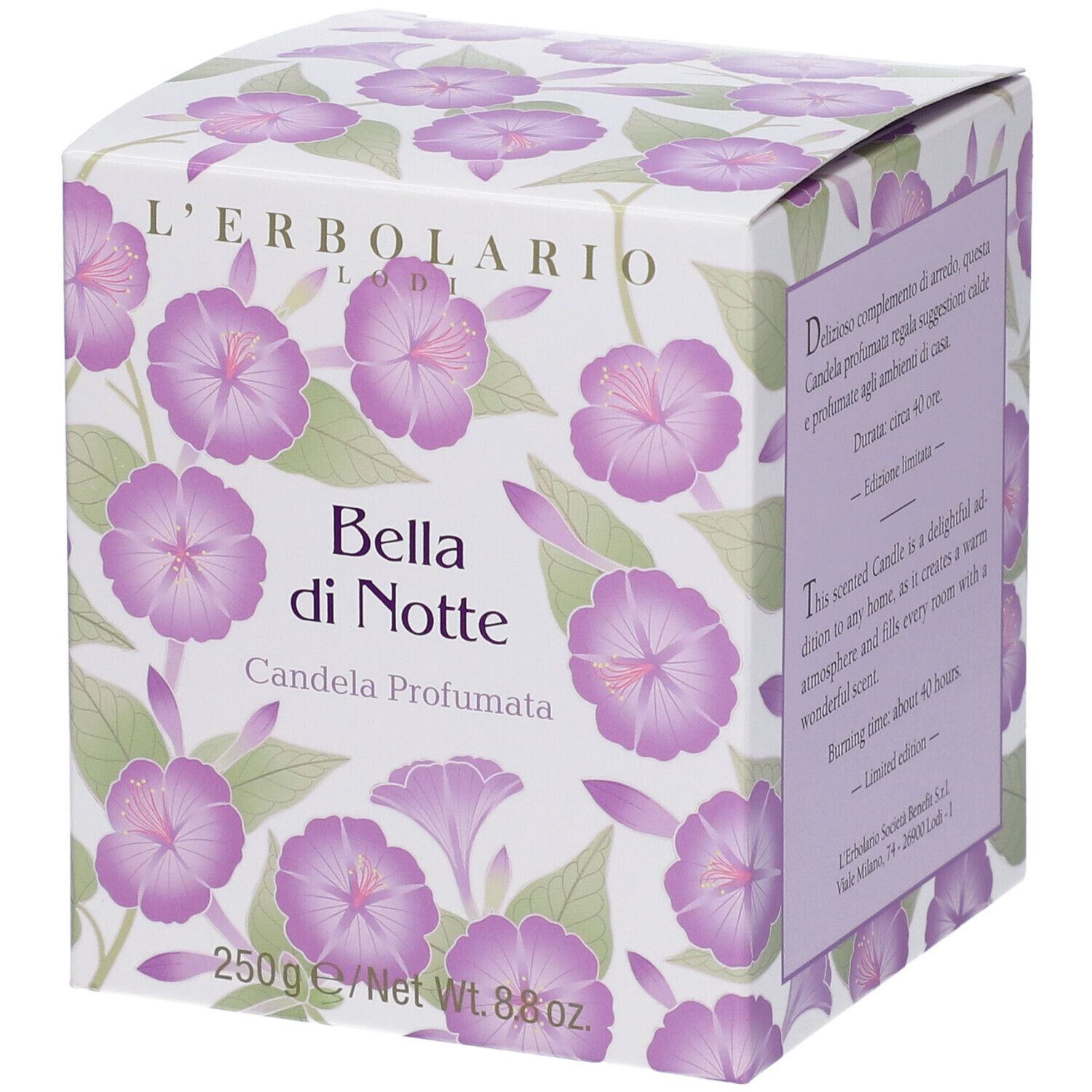 L'Erbolario Bella di Notte Candela Profumata, 250g — confronto prezzi