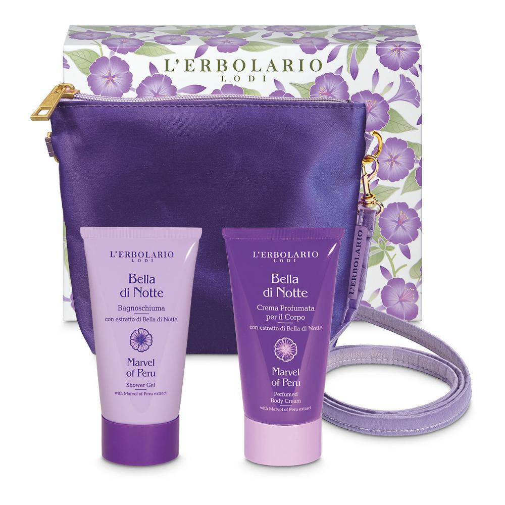 L'Erbolario Cofanetto Bella di Notte Beauty Pochette Piccole Meraviglie Bagnoschiuma + Crema Profumata
