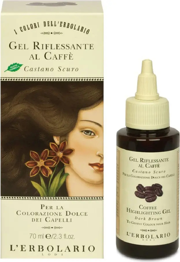 Lerbolario Il Colore Gel Riflessante Al Caff+¿ Castano Scuro 70ml