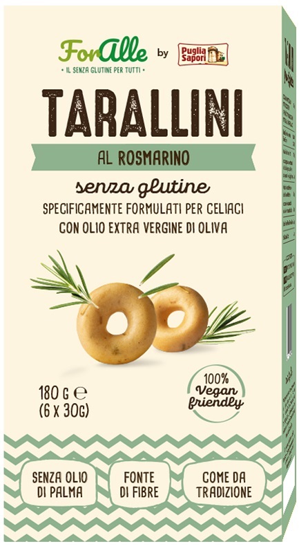 Foralle tarallini rosmarino 6 bustine x 30 g — confronto prezzi