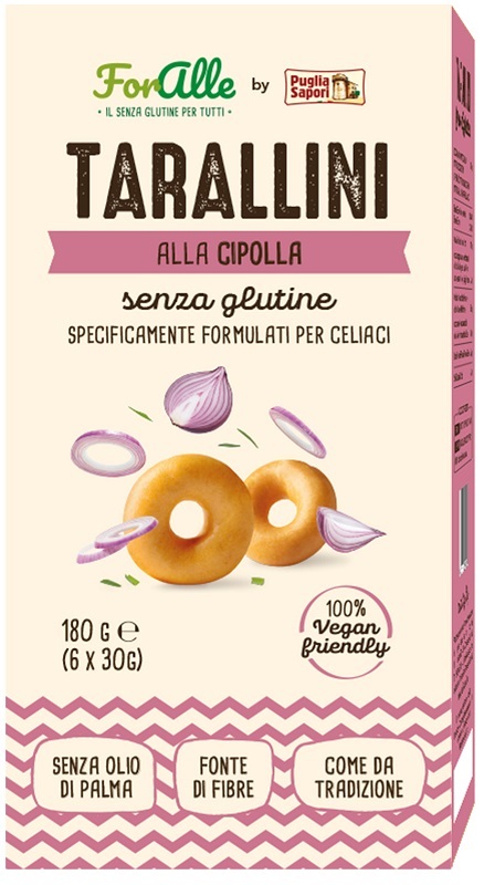 Foralle tarallini alla cipolla 6 bustine x 30 g — confronto prezzi