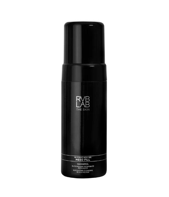 RVB Lab Meso Fill - Clean and Peel Glico-Mousse Detergente Esfoliante, 125ml
