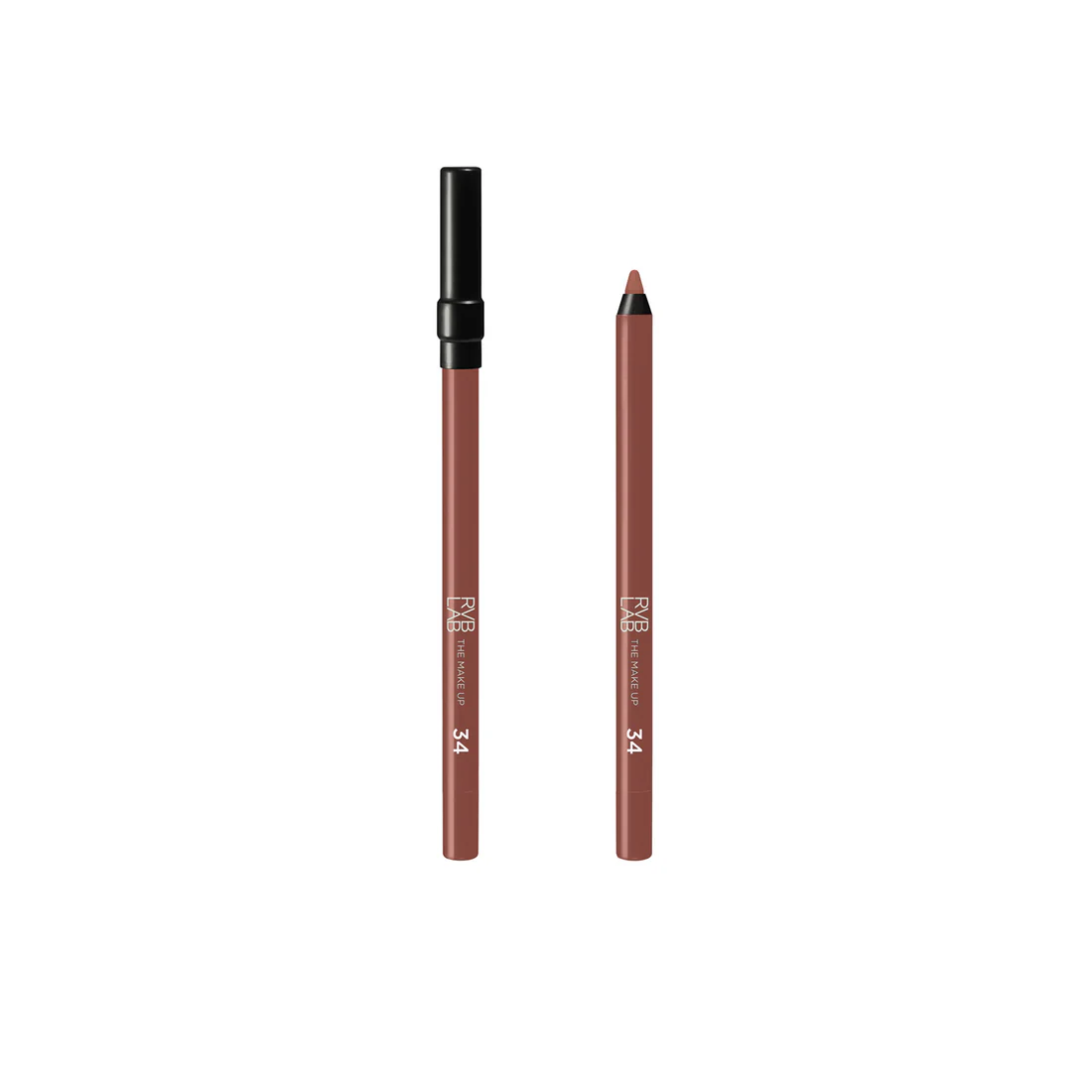 RVB Lab Water Resistant e Long Lasting Matita Labbra colore 34, 1.2g