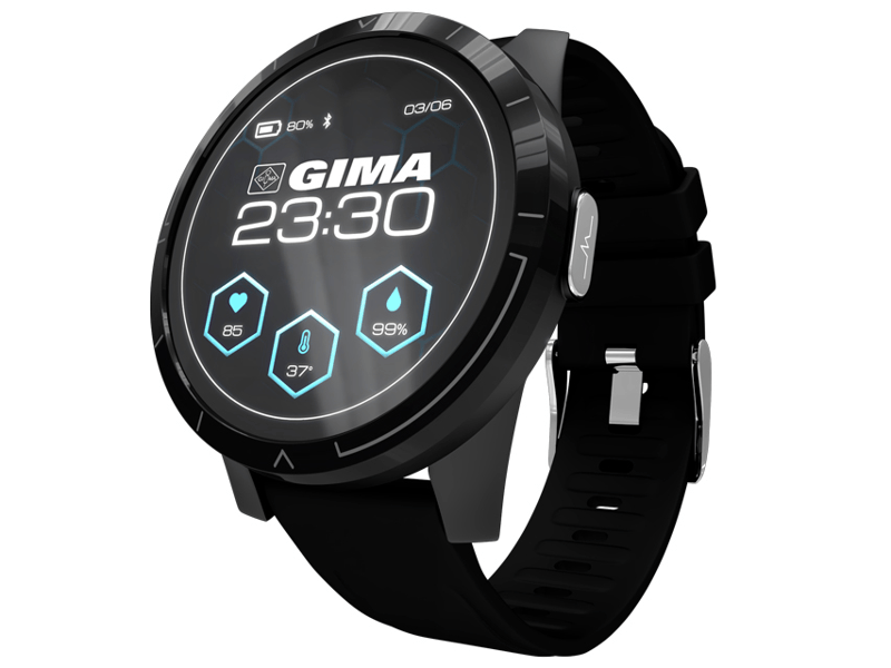 Gima Smartwatch Sportpix Orologio Digitale per le Attività Sportive Colore Nero